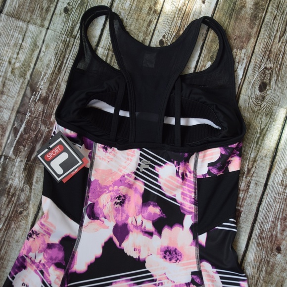 NWT FILA SPORT Blocked Mesh Racerback Tank - Picture 2 of 6